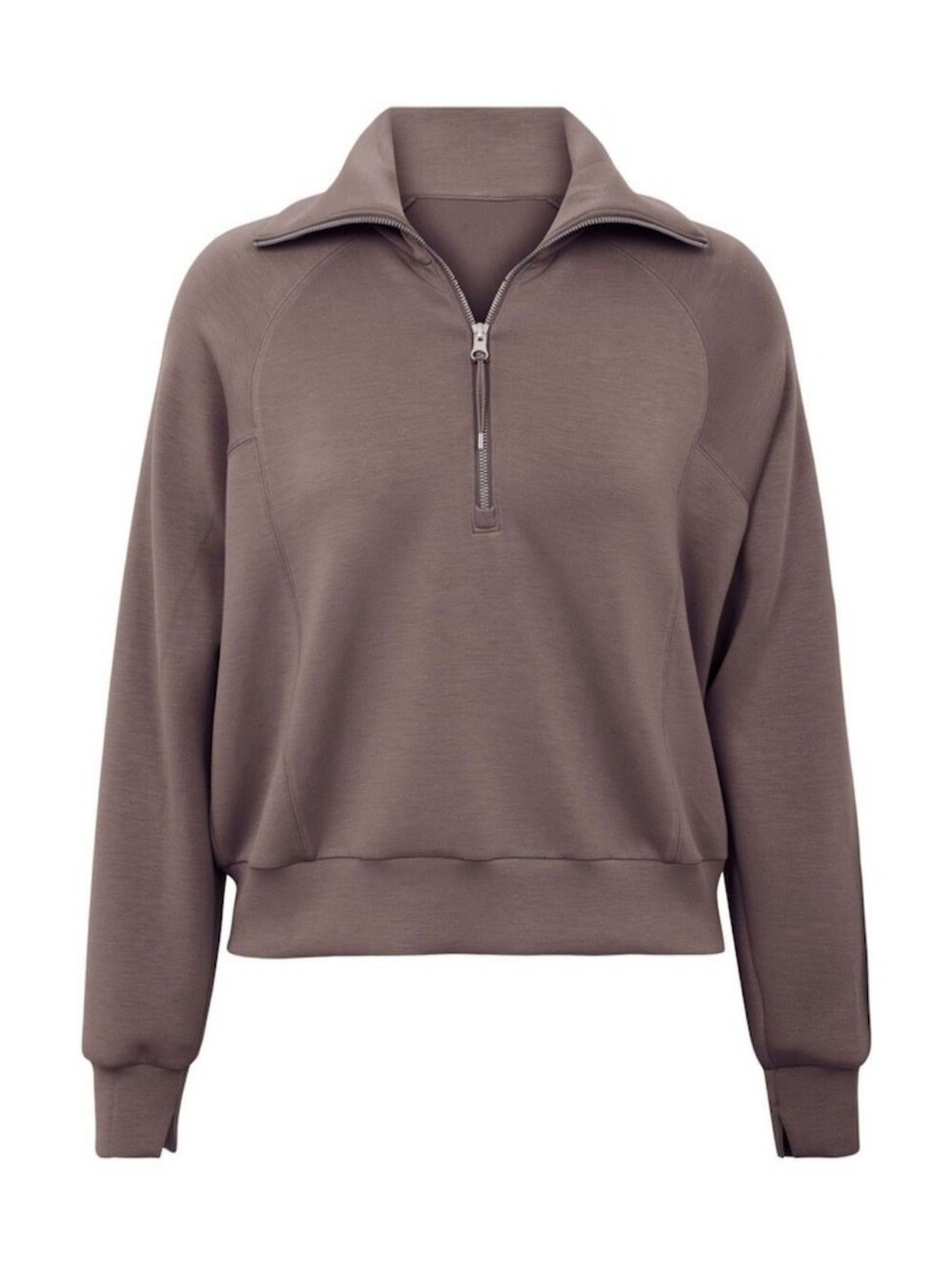 SPANX Brown SPANX® AirEssentials Half Zip Sweatshirt